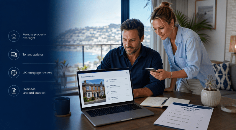 Managing an Expat Buy-to-Let From Overseas with remote property oversight, tenant updates and UK mortgage review support